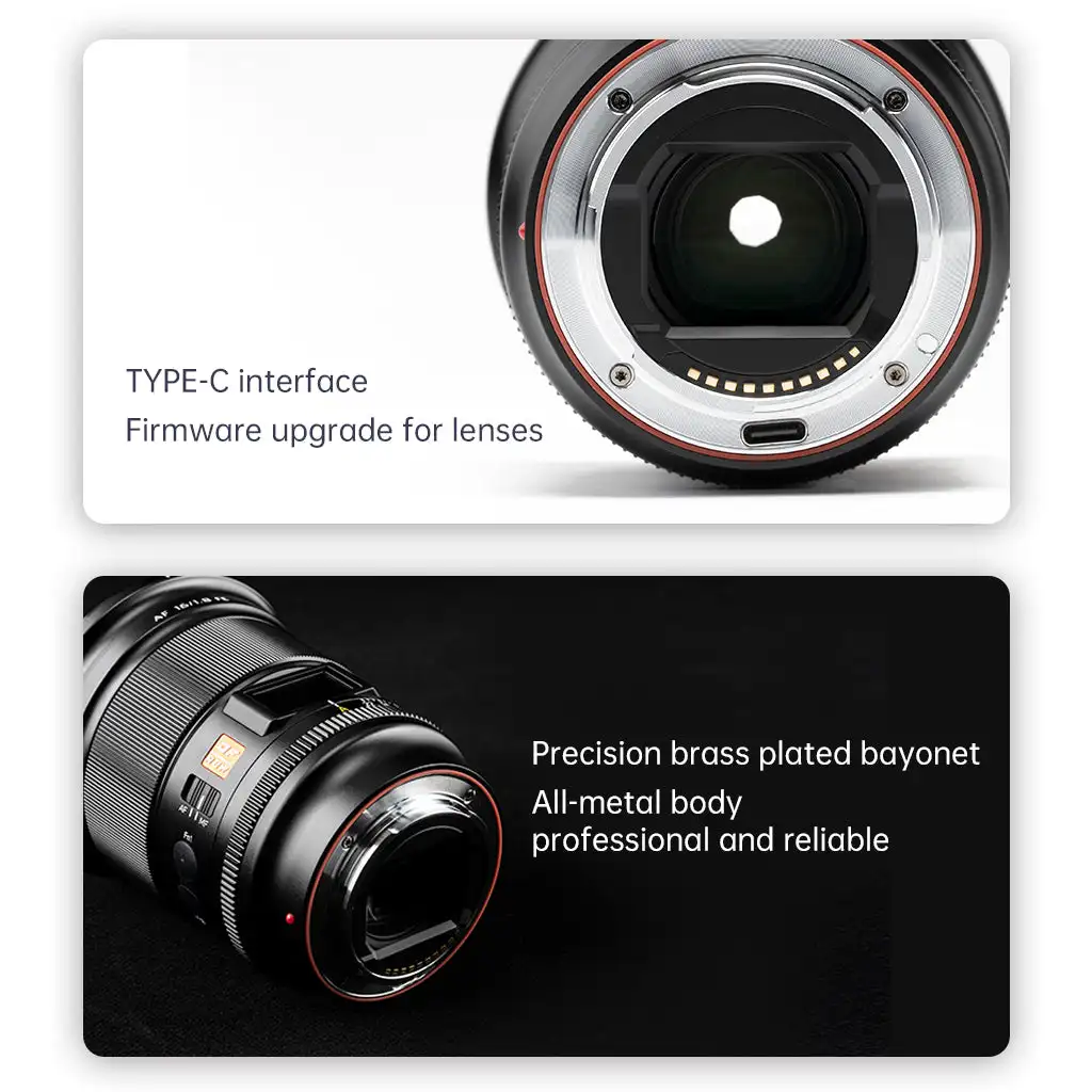 【 Do Brasil 】 Viltrox AF 16mm F1.8 FE Full Frame Mirrorless Camera Wide Angle Fisheye Lens for Sony E ZVE10 A7IV A7SIII 16 1.8