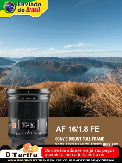 【 Do Brasil 】 Viltrox AF 16mm F1.8 FE Full Frame Mirrorless Camera Wide Angle Fisheye Lens for Sony E ZVE10 A7IV A7SIII 16 1.8 - Image 2