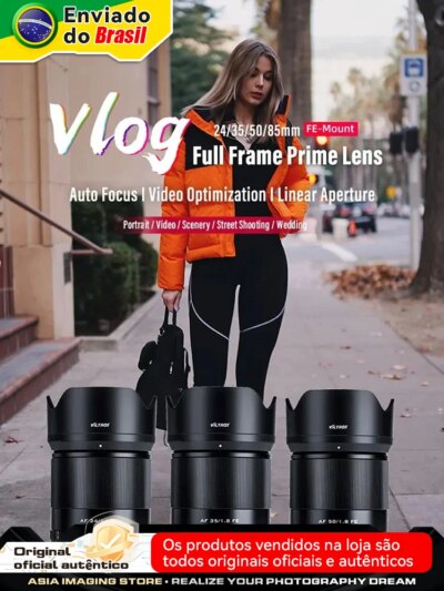 【 Do Brasil 】 Viltrox AF 16mm F1.8 FE Full Frame Mirrorless Camera Wide Angle Fisheye Lens for Sony E ZVE10 A7IV A7SIII 16 1.8 - Image 6