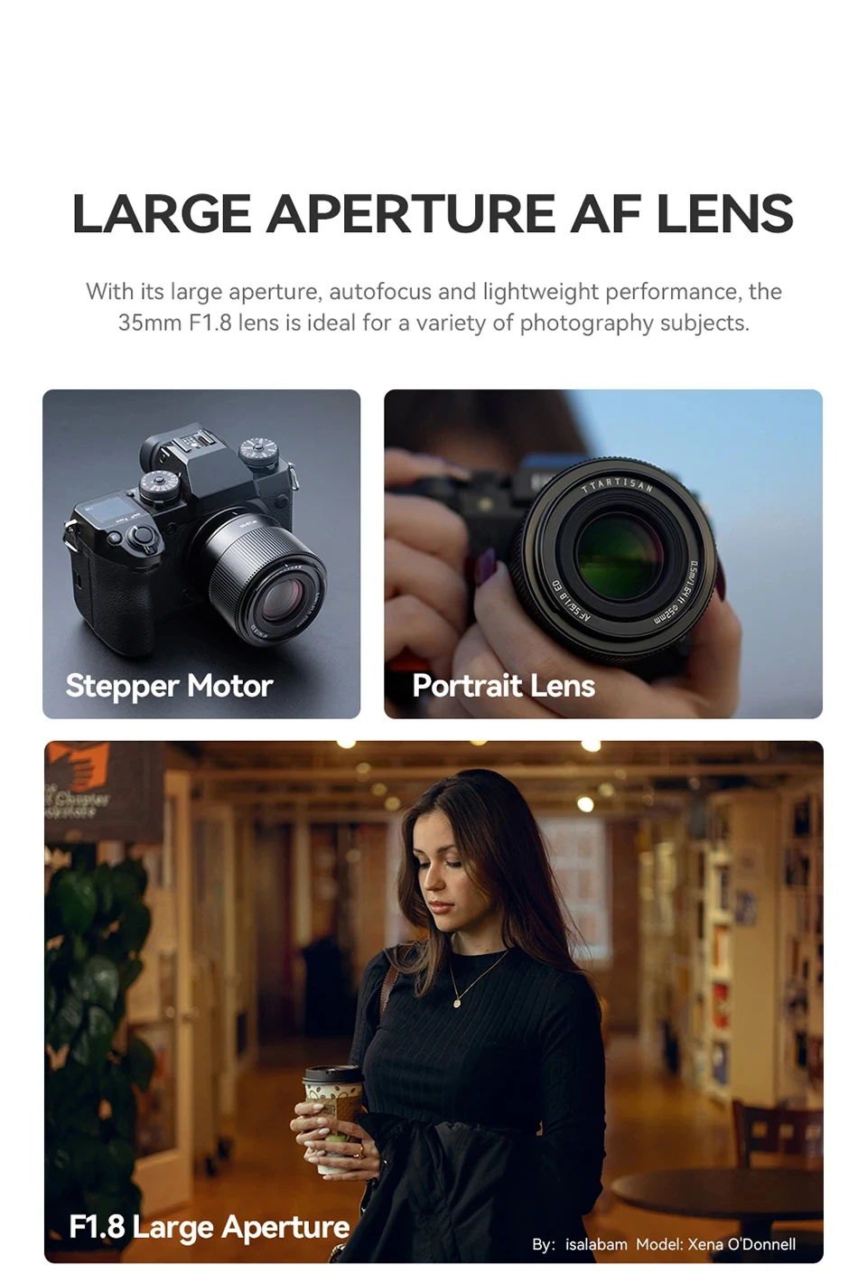 TTArtisan Auto Focus 56mm F1.8 camera lens X E Z mount for Fujifilm XS10 XS20 X-H2s XT5 XT30 Sony a6000 zve10 a6700 Nikon zfc