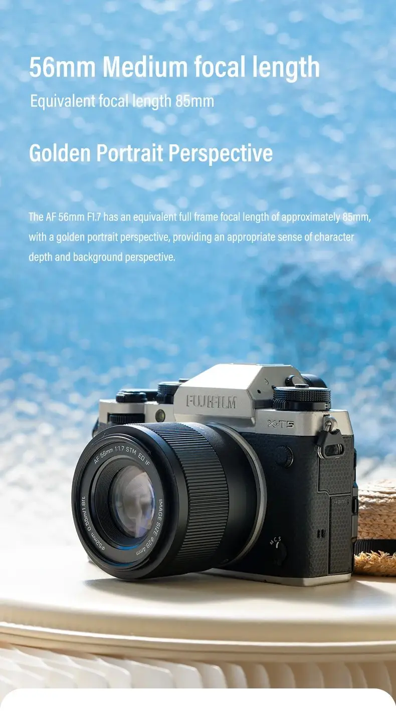 Viltrox 56mm F1.7 Auto Focus APS-C Lens for Fuji X Nikon Z Sony E Mount Mirrorless Cameras Viltrox 56mm F1.7 Auto Focus APS-C Lens for Fuji X Nikon Z Sony E Mount Mirrorless Cameras