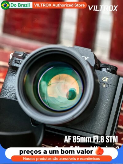 【 Do Brasil 】 Viltrox AF 85mm F1.8 II Full Frame Auto Focus Camera Lens for Sony ZV1 A7IV A7III A7 Nikon Z  85 1.8 - Image 4