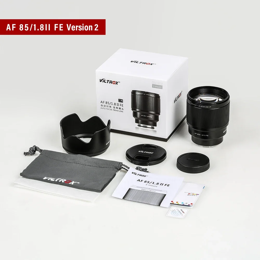 【 Do Brasil 】 Viltrox AF 85mm F1.8 II Full Frame Auto Focus Camera Lens for Sony ZV1 A7IV A7III A7 Nikon Z 85 1.8 【 Do Brasil 】 Viltrox AF 85mm F1.8 II Full Frame Auto Focus Camera Lens for Sony ZV1 A7IV A7III A7 Nikon Z 85 1.8