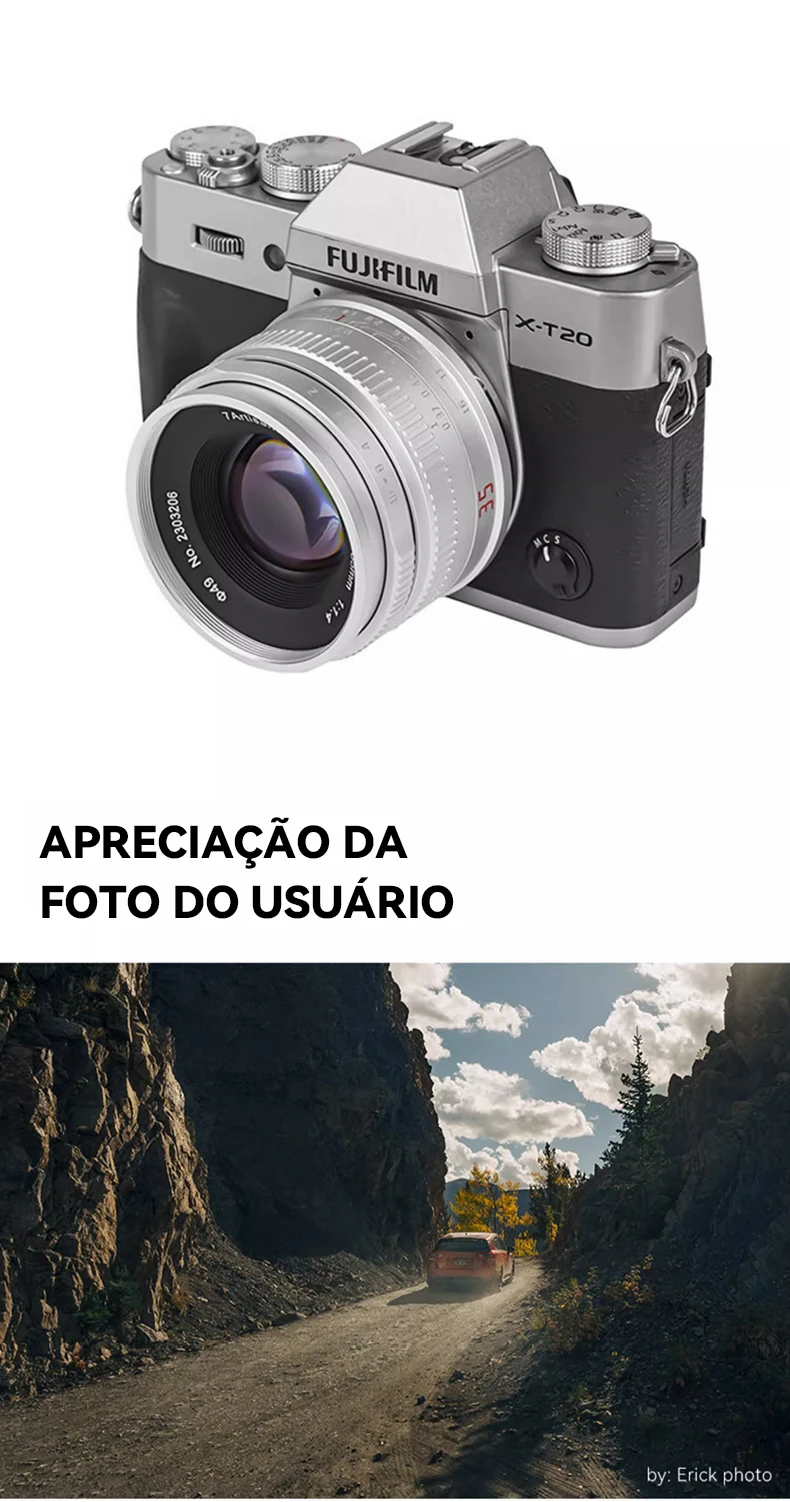 【 Do Brasil 】 7Artisans 35mm F1.4 APS-C Mirrorless Camera Portrait Lens for Sony E A6400 A6700 A6000 ZV-E10 7 Artisans 35 1.4 【 Do Brasil 】 7Artisans 35mm F1.4 APS-C Mirrorless Camera Portrait Lens for Sony E A6400 A6700 A6000 ZV-E10 7 Artisans 35 1.4