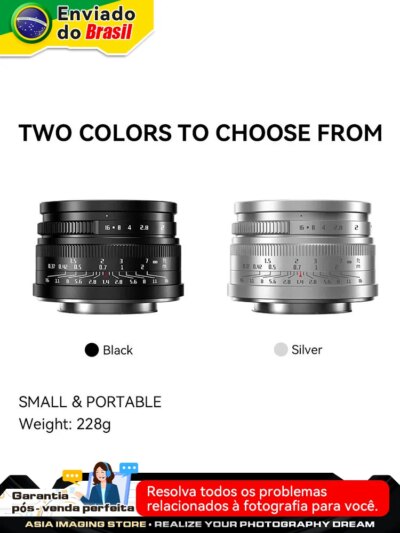 【 Do Brasil 】 7Artisans  35mm F1.4 APS-C Mirrorless Camera Portrait Lens for Sony E A6400 A6700 A6000 ZV-E10 7 Artisans 35 1.4 - Image 5