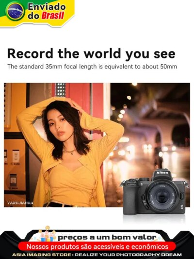 【 Do Brasil 】 7Artisans  35mm F1.4 APS-C Mirrorless Camera Portrait Lens for Sony E A6400 A6700 A6000 ZV-E10 7 Artisans 35 1.4 - Image 4