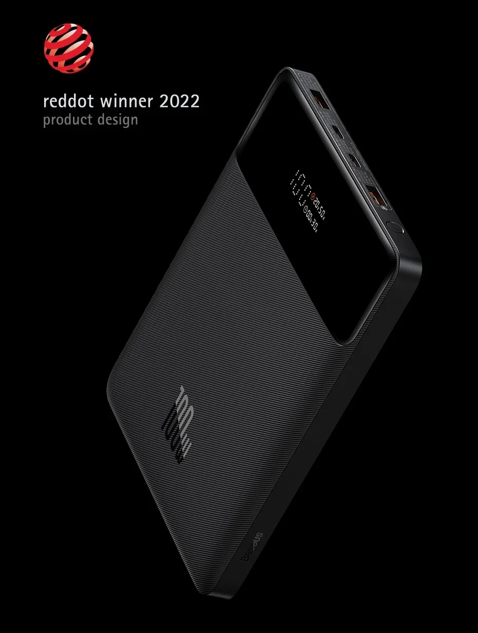Baseus 100W 20000mAh Power Bank PD Fast Charging Powerbank Portable External Battery Charger For Macbook Laptop