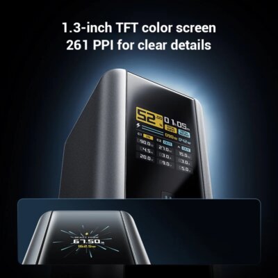 CUKTECH No.15 Power Bank Ultra 20000mAh PB200U 165W 2-Ports Input Portable Screen Display For Macbook iPhone 15 Xiaomi 14 Pro - Image 4