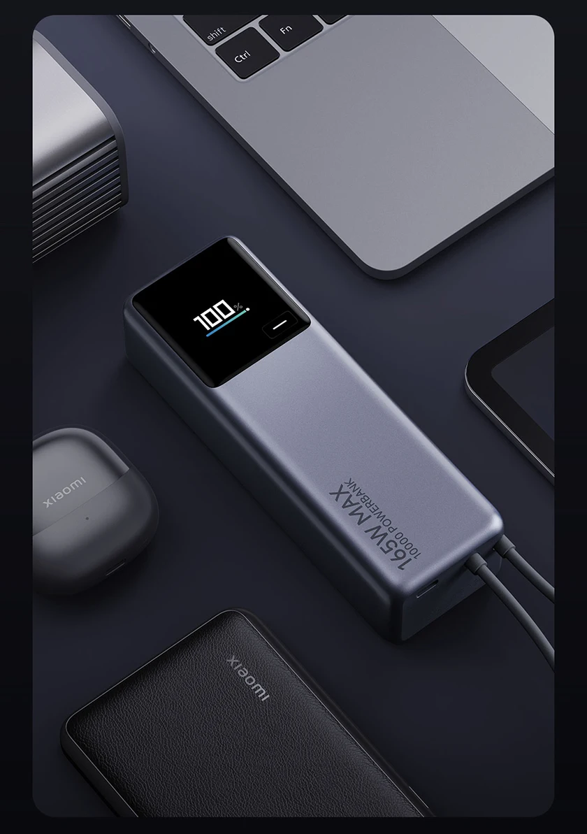 Xiaomi 165W Power Bank 10000 PB1165MI Integrated USB C Cable LED Display Portable Charger For Macbook iPhone 15 Xiaomi 14 Pro Xiaomi 165W Power Bank 10000 PB1165MI Integrated USB C Cable LED Display Portable Charger For Macbook iPhone 15 Xiaomi 14 Pro