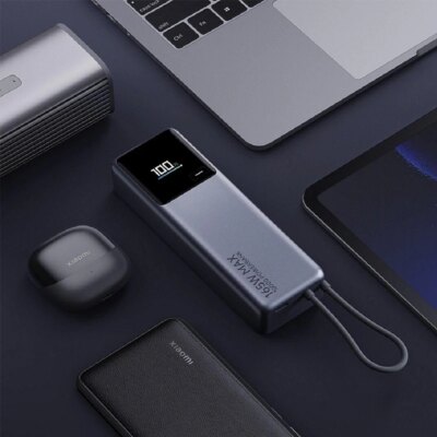 Xiaomi 165W Power Bank 10000 PB1165MI Integrated USB C Cable LED Display Portable Charger For Macbook iPhone 15 Xiaomi 14 Pro - Image 6