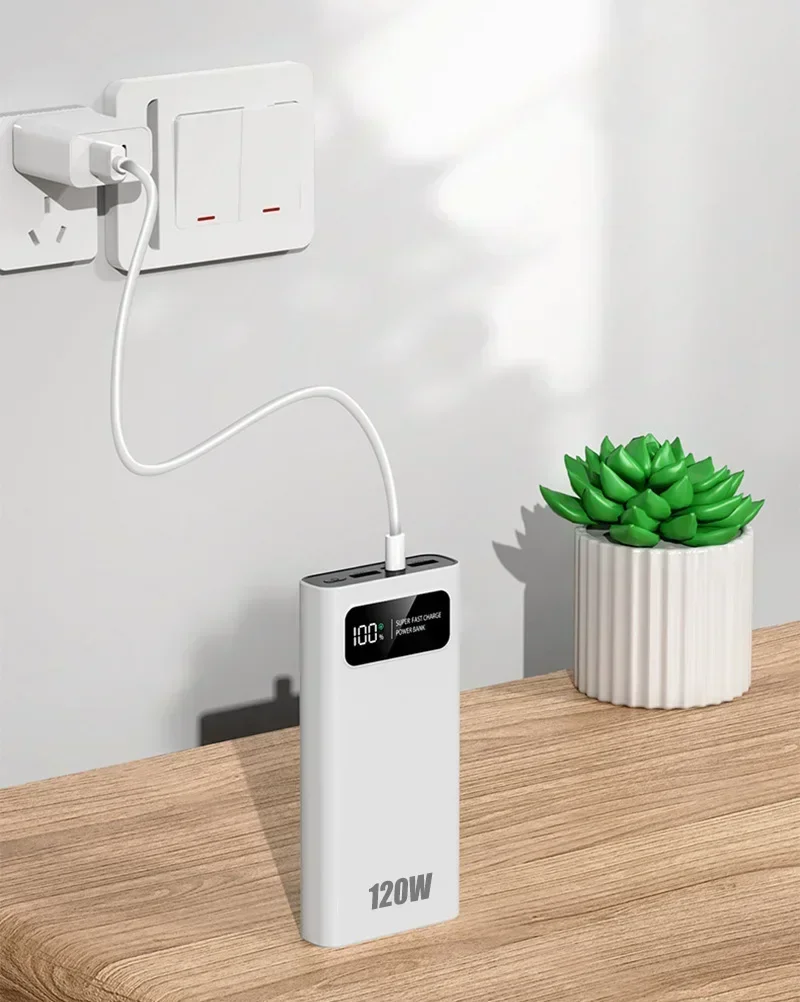 Xiaomi 200000mAh Power Bank Large Capacity 120W Super Fast Charging Portable External Battery With LED Digital Display For phone