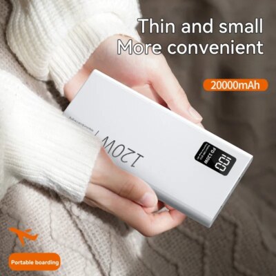 80000mAh Power Bank 120W Super Fast Charging 100% Sufficient Capacity Portable Battery Charger Digital Display For iPhone Xiaomi - Image 6