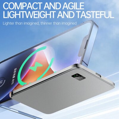 Xiaomi 10000mAh Thin Magnetic Wireless Power Bank PD25W Fast Charging Portable External Battery for Magsafe For iPhone Samsung - Image 2