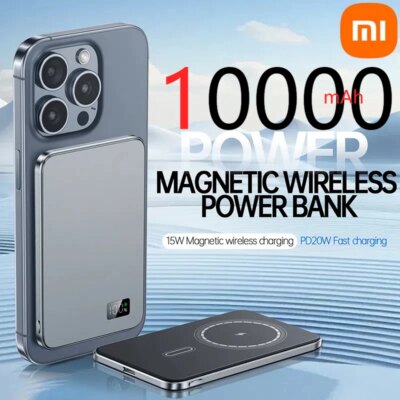 Xiaomi 10000mAh Thin Magnetic Wireless Power Bank PD25W Fast Charging Portable External Battery for Magsafe For iPhone Samsung - Image 5