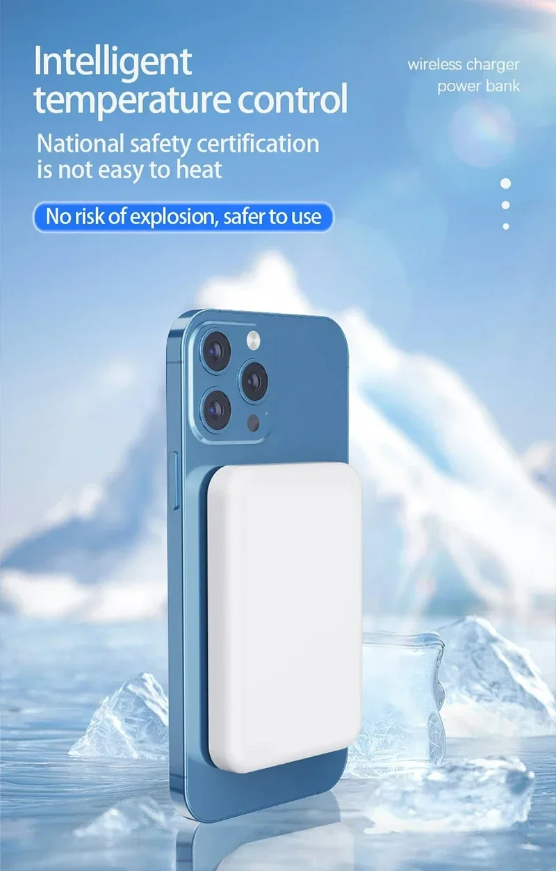 Xiaomi 500000mAh Magnetic Wireless Power Bank External Portable Battery Pack For iphone 12 13 14 15 Pro Max Powerbank Xiaomi 500000mAh Magnetic Wireless Power Bank External Portable Battery Pack For iphone 12 13 14 15 Pro Max Powerbank