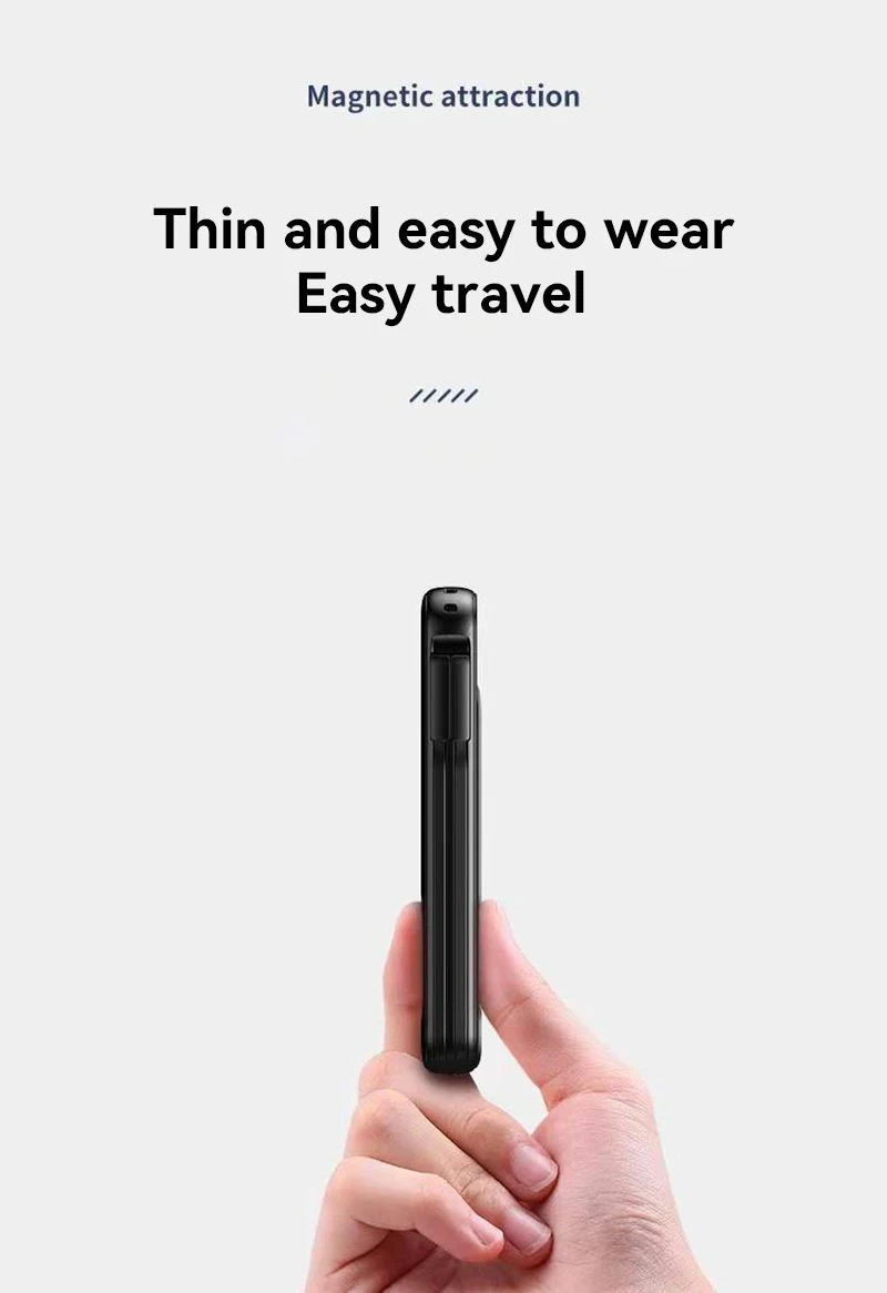 Xiaomi 50000mAh Power Bank Wireless Charging Magsafe Power Bank Magnetic Charging Built-in Cable For Iphone Huawei Samsung