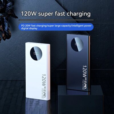 120W Super Fast Charging 500000mAh High Capacity Power Bank Thin Light Digital Display Power Bank For iPhone Samsung Huawei 2025 - Image 4