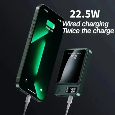 20000mah Capacity Power Bank Magnetic Wireless 22.5w Ultra Super Fast Charging Powerbank For Iphone 15 Samsung Huawei Xiaomi - Image 3