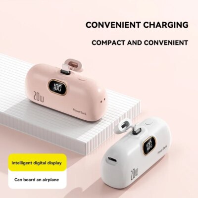 Xiaomi Mijia 30000mAh Mini Portable Power Bank Capsule Mobile Power Supply Emergency External Battery Fast Charger For iPhone 16 - Image 2