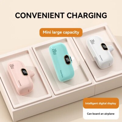 Xiaomi Mijia 30000mAh Mini Portable Power Bank Capsule Mobile Power Supply Emergency External Battery Fast Charger For iPhone 16 - Image 3