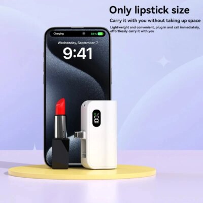 Xiaomi Mini Power Bank 50000mAh 2-in-1 Large Capacity Digital Display Portable Fast Charging External Battery For Iphone Samsung - Image 3