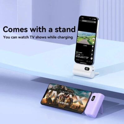 Xiaomi Mini Power Bank 50000mAh 2-in-1 Large Capacity Digital Display Portable Fast Charging External Battery For Iphone Samsung - Image 4