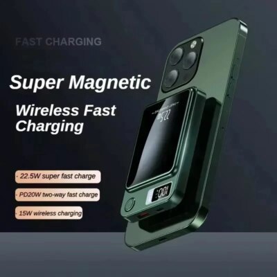 Xiaomi 100000mAh Magnetic Wireless Power Bank Fast Charger For Magsafe Portable Auxiliary Battery Pack For iphone Huawei Samsung - Image 3