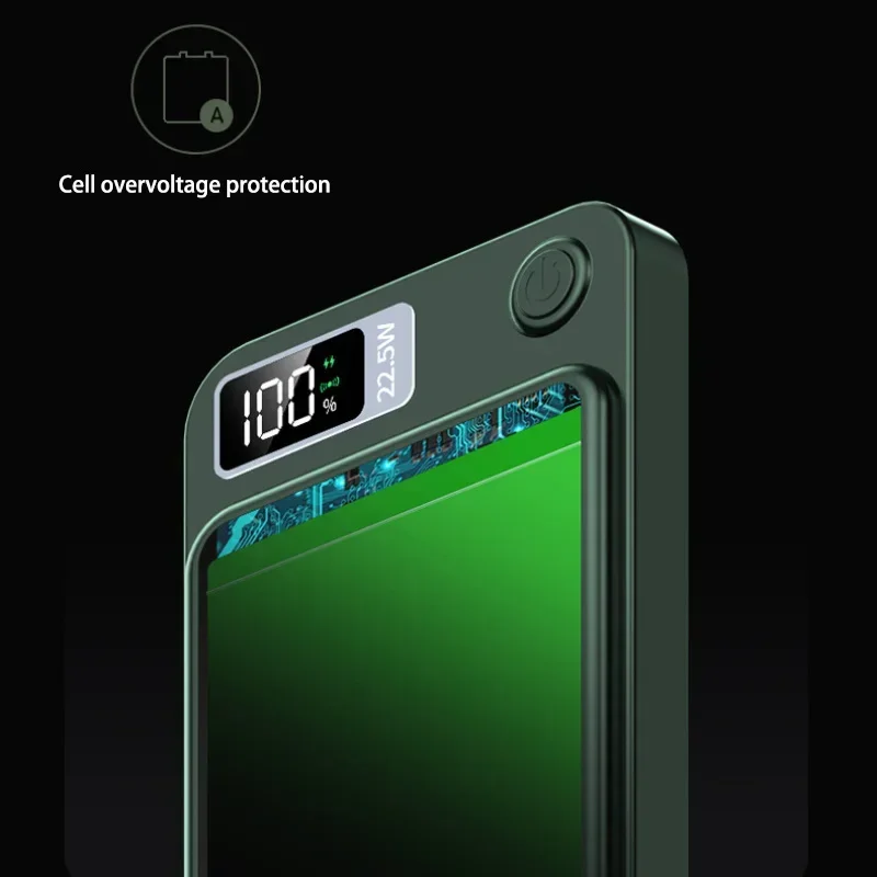 Xiaomi 100000mAh Magnetic Wireless Power Bank Fast Charger For Magsafe Portable Auxiliary Battery Pack For iphone Huawei Samsung
