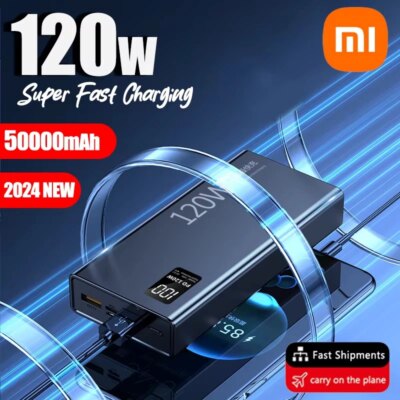 Xiaomi 120W Power Bank 50000mAh High Capacity Fast Charging Powerbank Portable Battery Charger For iPhone Samsung Huawei Hot - Image 2