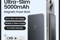 MOVESPEED S05 Magnetic Power Bank 5000mAh Slim Wireless External Batteryfor MagSafe Powerbank for iPhone 16 15 14 13 Samsung 24