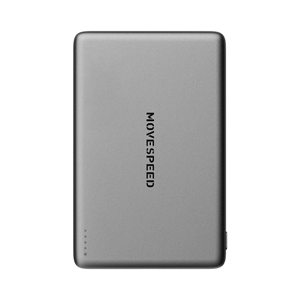 MOVESPEED S05 Magnetic Power Bank 5000mAh Slim Wireless External Batteryfor MagSafe Powerbank for iPhone 16 15 14 13 Samsung 24