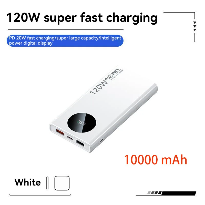 White 10000 mAh