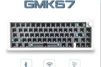GMK67 65% Gasket Bluetooth 2.4G Wireless Hot-swappable Customized Mechanical Keyboard Kit RGB Backlit