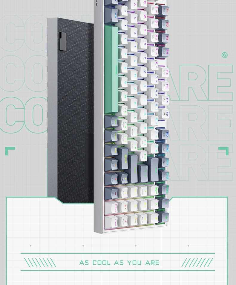 Machenike K500 Mechanical Keyboard Gaming Keyboard Wired Keyboard Hot Swappable 94 Keys RGB Light Mac Windows Machenike K500 Mechanical Keyboard Gaming Keyboard Wired Keyboard Hot Swappable 94 Keys RGB Light Mac Windows