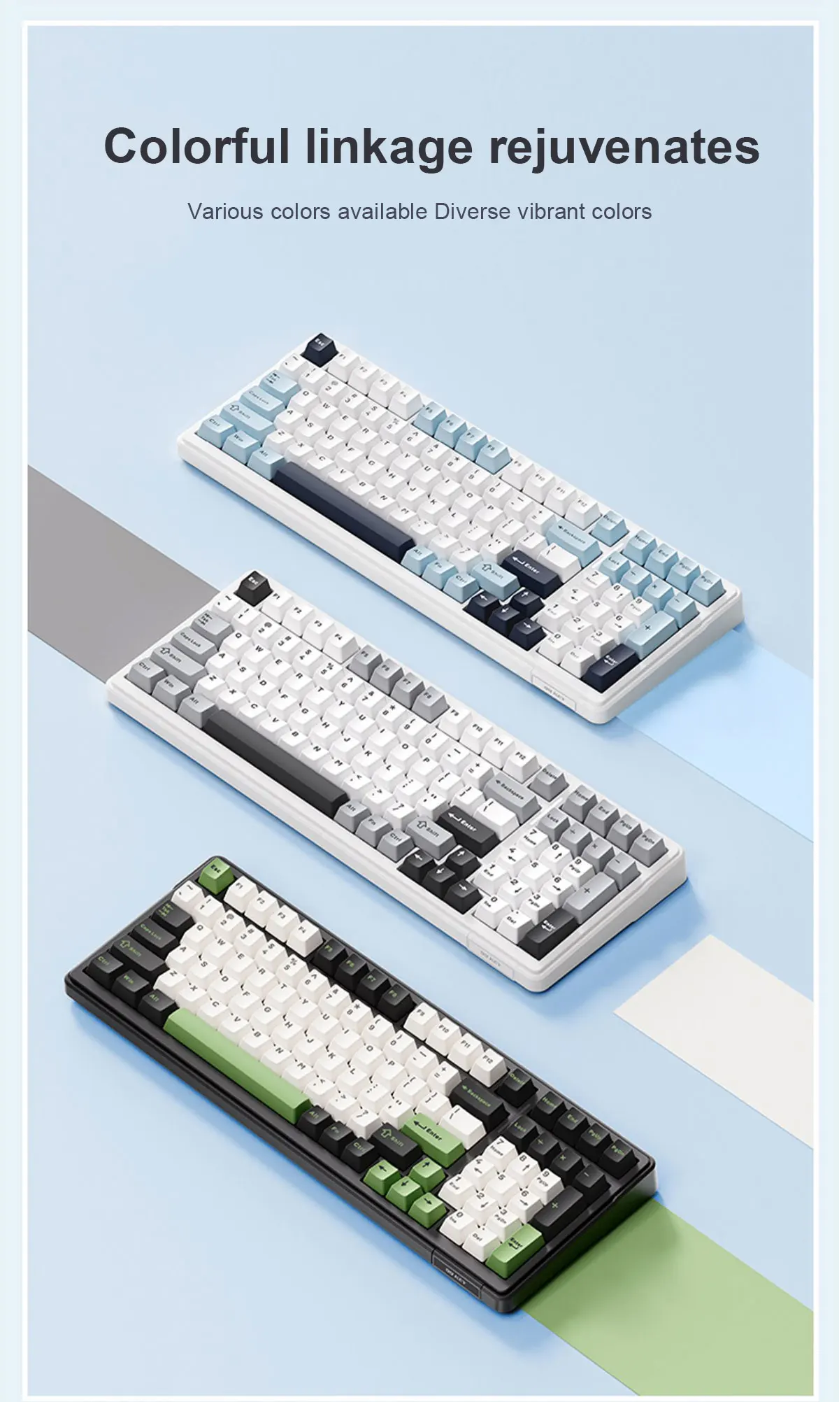 AULA F99 Wireless Mechanical Keyboard Tri-Mode Hot Swappable Custom Keyboard Gasket Structure for PC/Tablet/Xbox/PS4/PS5