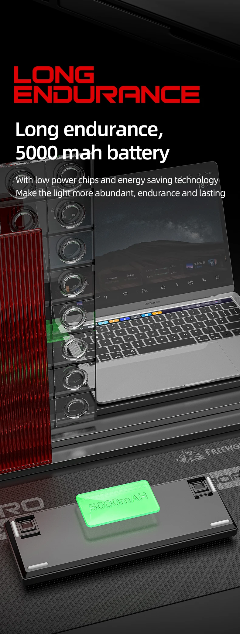 F68Pro 8K Mechanical Keyboard Magnetic Switch Wired&Wireless 68% Gaming Keyboards Rapid Trigger RGB Customs Keyboards