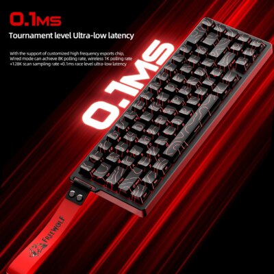 F68Pro 8K Mechanical Keyboard Magnetic Switch Wired&Wireless 68% Gaming Keyboards Rapid Trigger RGB Customs Keyboards