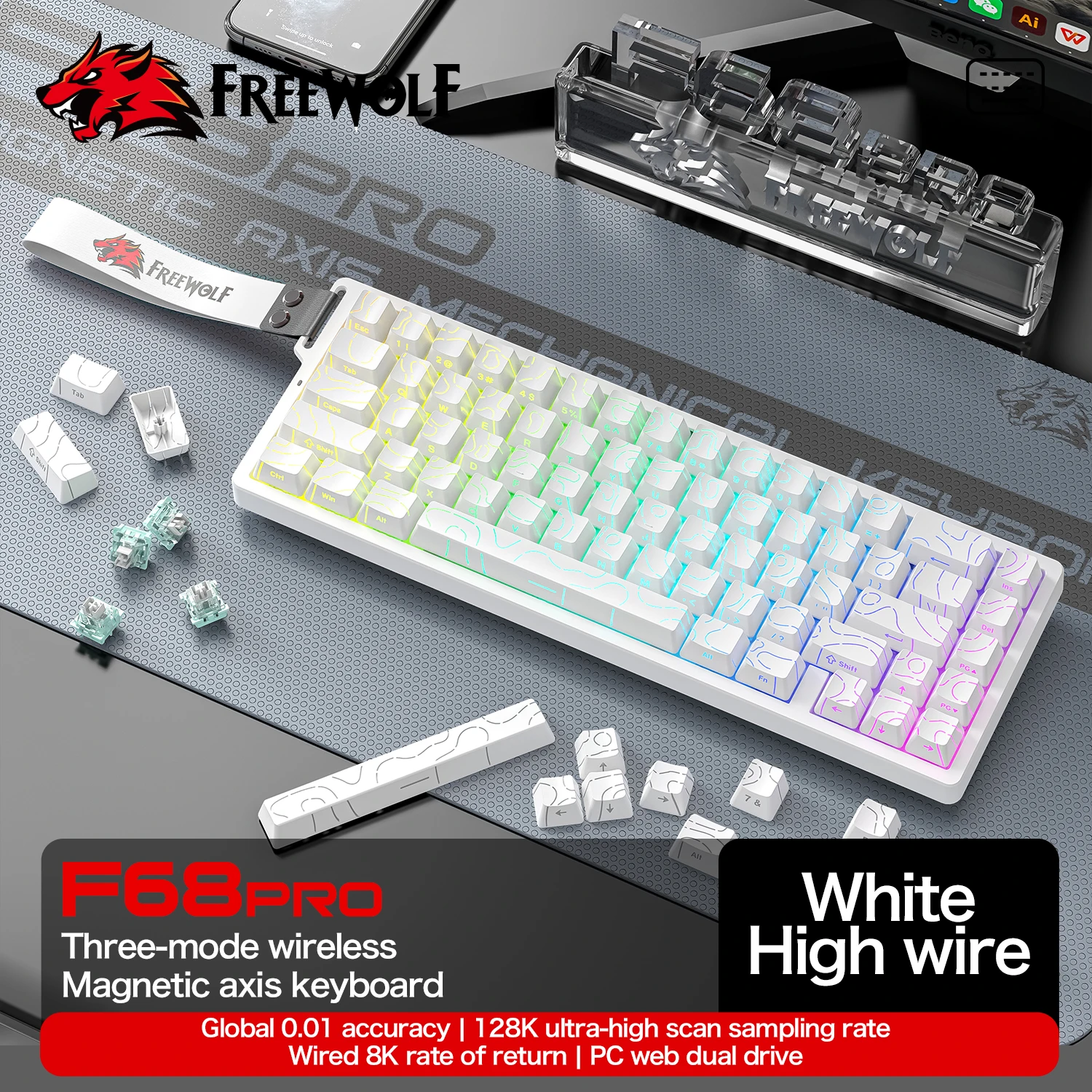 F68Pro white Wire
