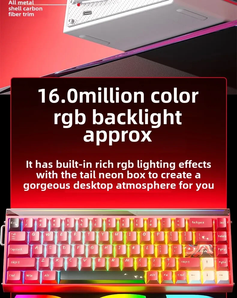 New AULA HERO 68HE/ULTRA INSTOCK Magnetic Switch Gaming Keyboard E-sport Custom Mechanical Wired Keyboard Ergonomics Accessories