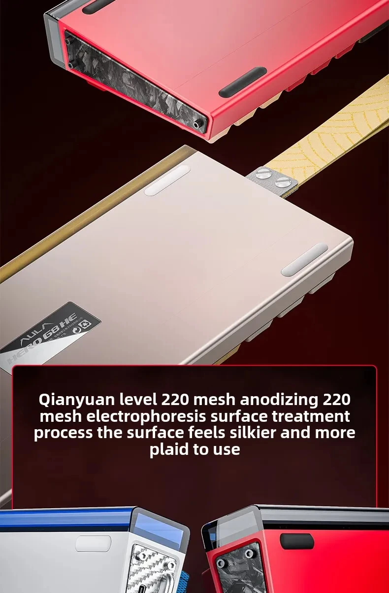 New AULA HERO 68HE/ULTRA INSTOCK Magnetic Switch Gaming Keyboard E-sport Custom Mechanical Wired Keyboard Ergonomics Accessories