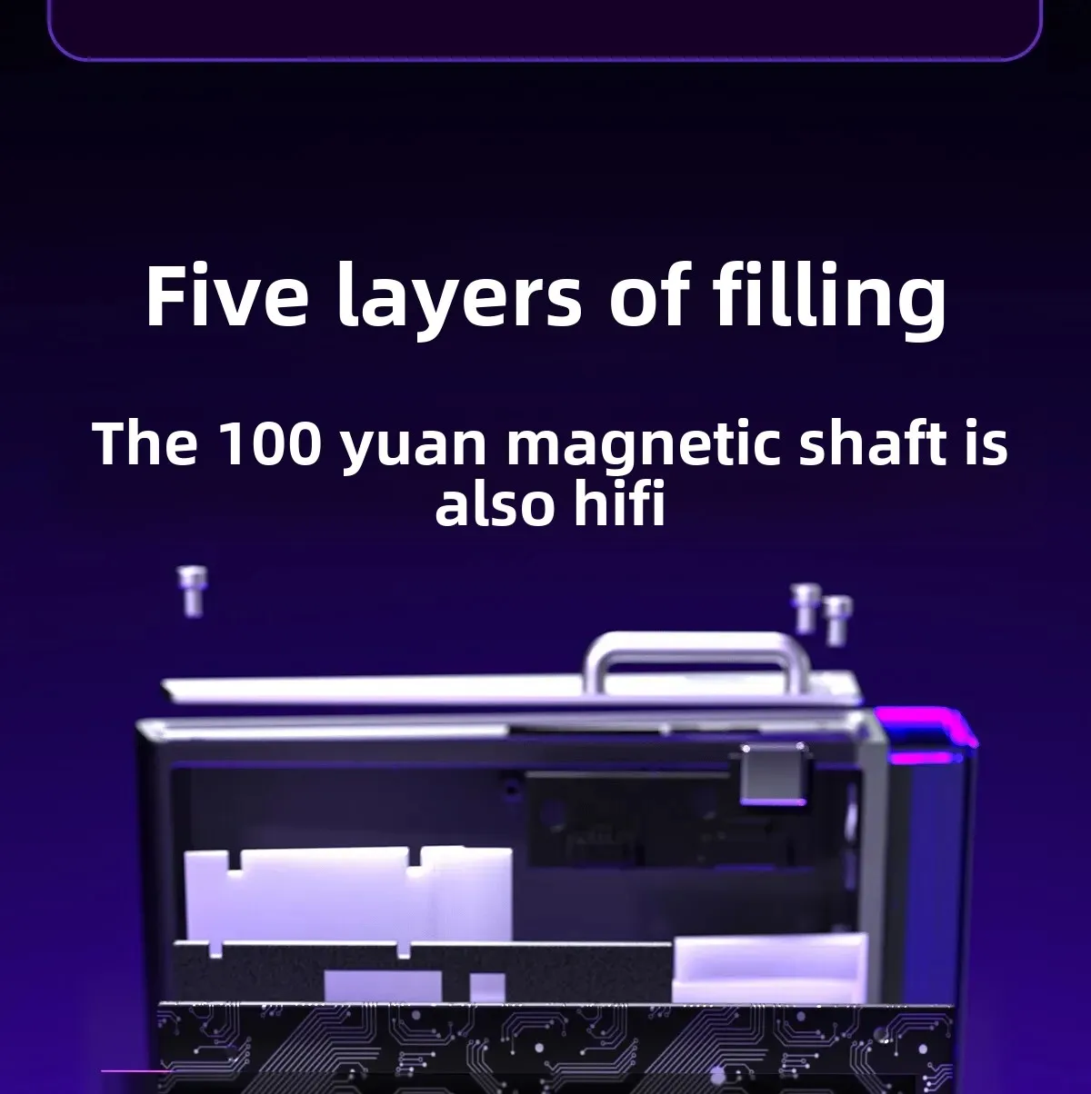 New AULA HERO 68HE/ULTRA INSTOCK Magnetic Switch Gaming Keyboard E-sport Custom Mechanical Wired Keyboard Ergonomics Accessories