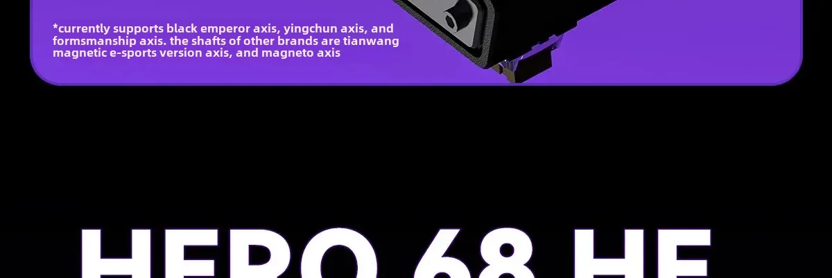 New AULA HERO 68HE/ULTRA INSTOCK Magnetic Switch Gaming Keyboard E-sport Custom Mechanical Wired Keyboard Ergonomics Accessories
