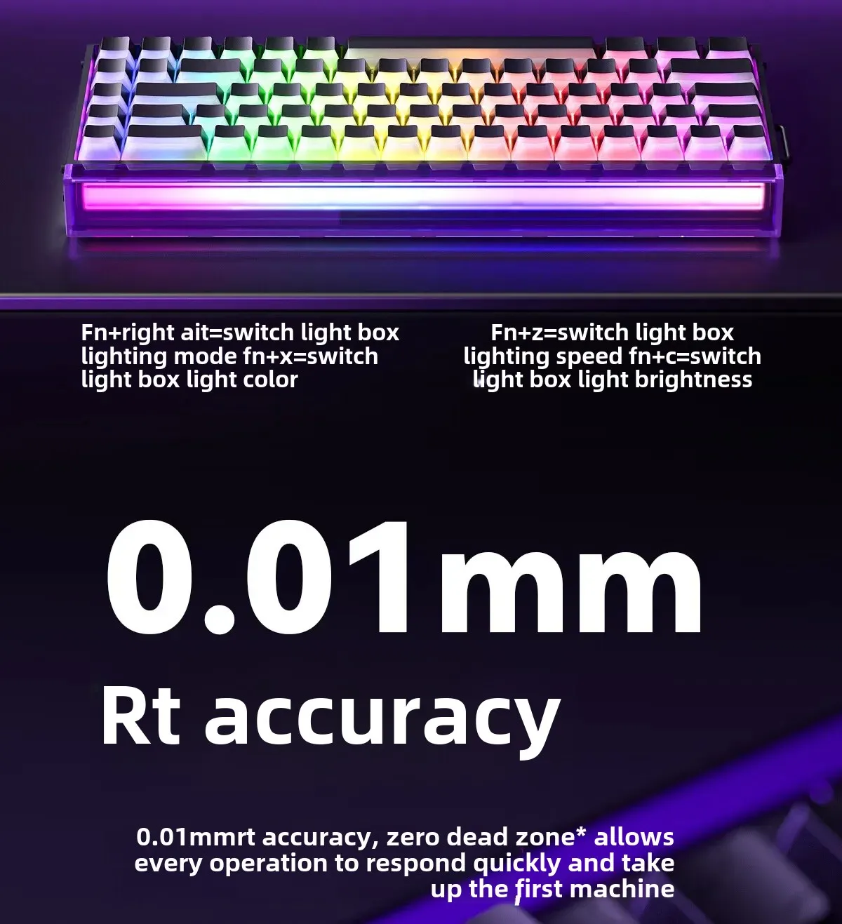 New AULA HERO 68HE/ULTRA INSTOCK Magnetic Switch Gaming Keyboard E-sport Custom Mechanical Wired Keyboard Ergonomics Accessories