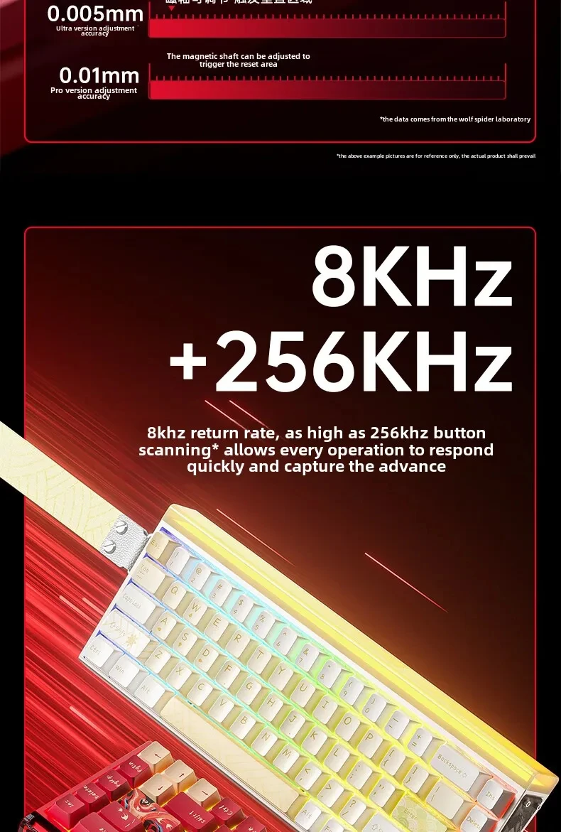 New AULA HERO 68HE/ULTRA INSTOCK Magnetic Switch Gaming Keyboard E-sport Custom Mechanical Wired Keyboard Ergonomics Accessories