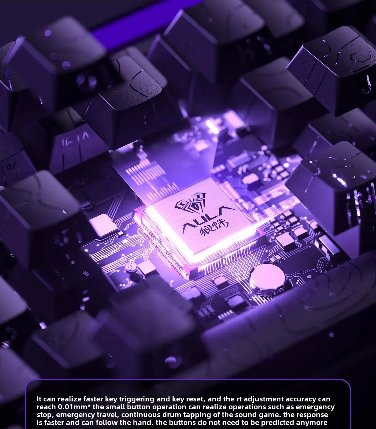 New AULA HERO 68HE/ULTRA INSTOCK Magnetic Switch Gaming Keyboard E-sport Custom Mechanical Wired Keyboard Ergonomics Accessories