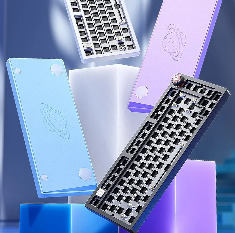 LEOBOG Hi75C Pro Hi75 Sugar65 Custom Mechanical Keyboard Aluminum Kits Hot Swap Wired Gaming Keyboard RGB Gamer Gasket Keyboard