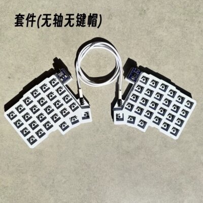 Silakka54 Split Keyboard Wired Hot Swap Support QMK/VIAL Keyboard Ergonomics RP2040zero Customized PC Gamer Accessories - Image 3