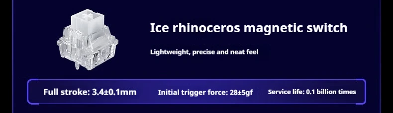 MCHOSE ACE60 Pro ACE68 Pro Mechanical Keyboard Magnetic Switch Hot Swap E-sports Customized Gaming Keyboard Pc Gamer Accessories