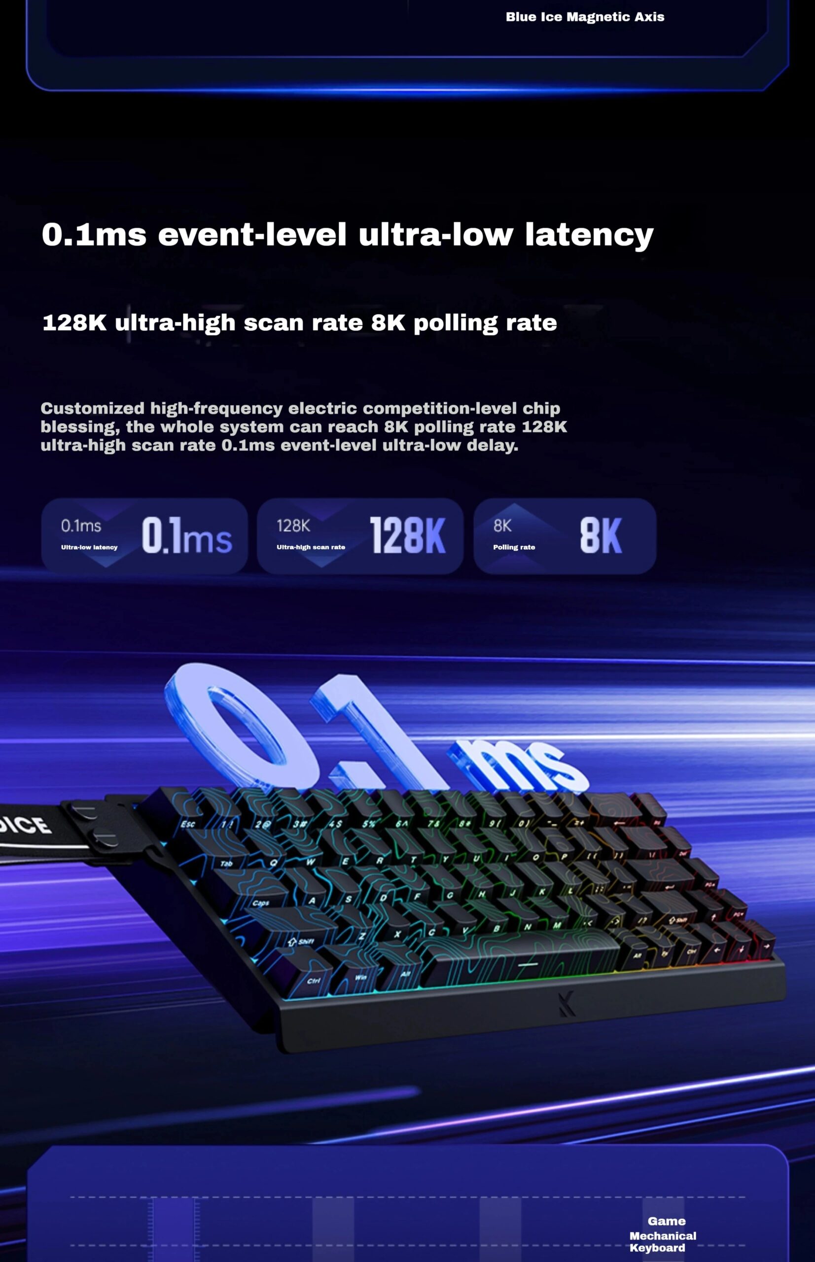 MCHOSE ACE60 Pro ACE68 Pro Mechanical Keyboard Magnetic Switch Hot Swap E-sports Customized Gaming Keyboard Pc Gamer Accessories