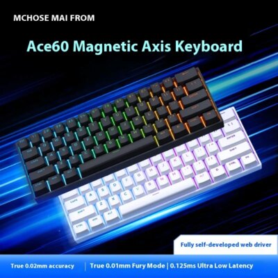 MCHOSE ACE60 Pro ACE68 Pro Mechanical Keyboard Magnetic Switch Hot Swap E-sports Customized Gaming Keyboard Pc Gamer Accessories - Image 2